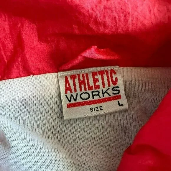 Vintage 90's lightweight full zip color block jacket and pant set track suit
